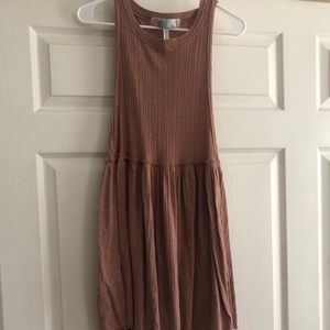 Free People BRB mini tunic dress in mauve L